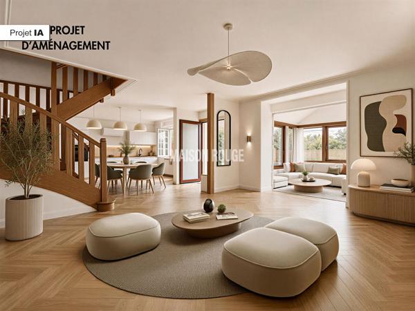 Maison authentique en pierres, charme et confort moderne, vie de plain-pied proche du bourg de Ploufragan