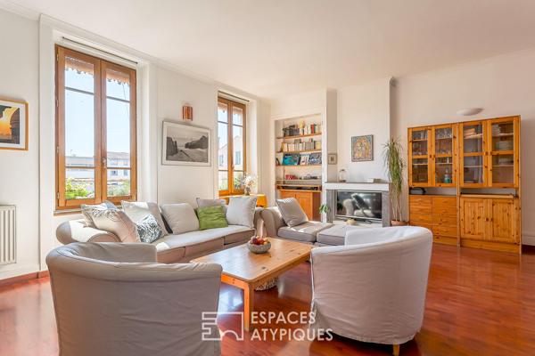 Duplex de caractère en dernier étage