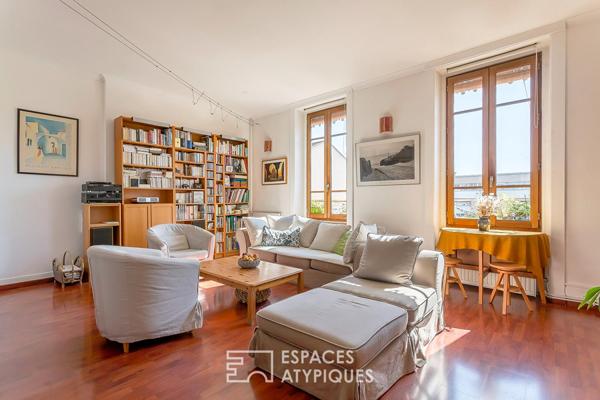 Duplex de caractère en dernier étage
