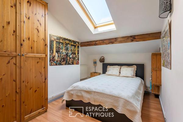 Duplex de caractère en dernier étage