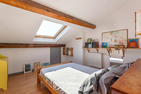 Duplex de caractère en dernier étage