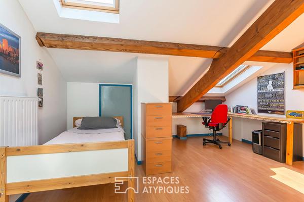 Duplex de caractère en dernier étage