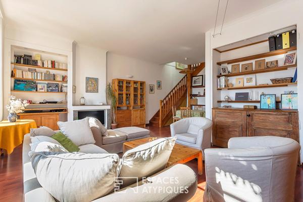 Duplex de caractère en dernier étage
