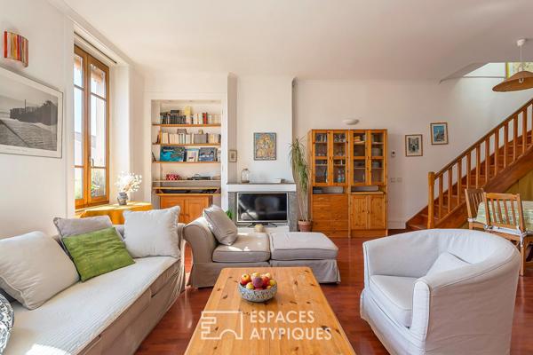Duplex de caractère en dernier étage