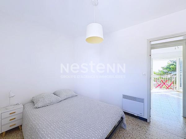 Charmant appartement 3 pièces de 37 m² avec belle vue mer panoramique & place de parking privative à Saint-Pierre-la-Mer