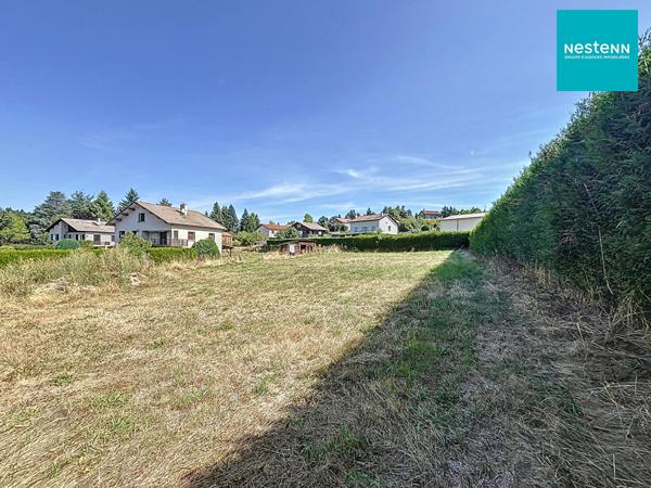 Terrain constructible à USSON EN FOREZ (42550) - 1405 m² - viabilisé