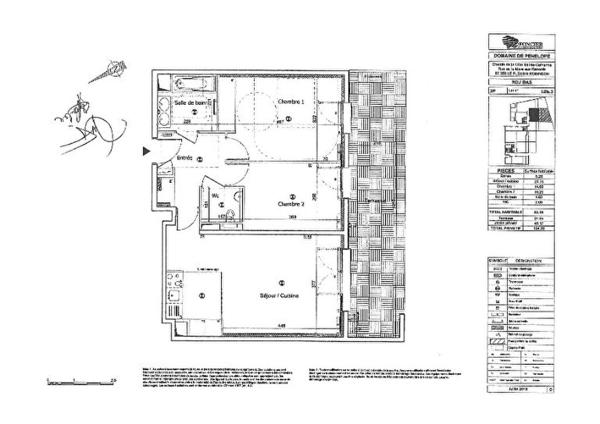 Appartement 3 pièce(s) 63.56 m2