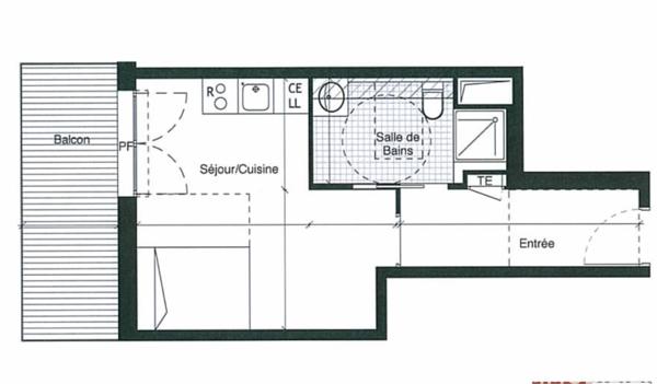 Studio à vendre 25,78 m² Toulouse