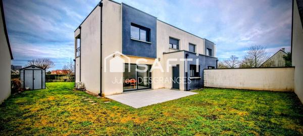 Contemporaine 4 chambres possibilité 5 sur 350m2 de jardin