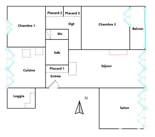Appartement à vendre 4 pièces 72 m² Marseille 15