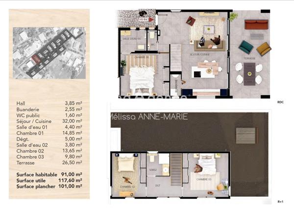 Maison à BAIE-MAHAULT, 97122 - 4 pièces 91m²