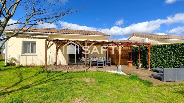 Maison plain pied rénovée avec grand jardin