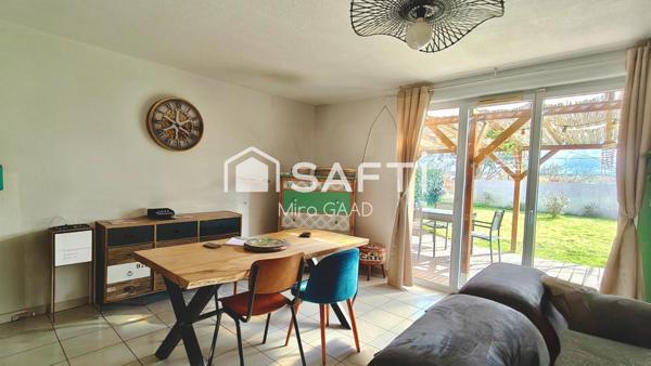 Maison plain pied rénovée avec grand jardin