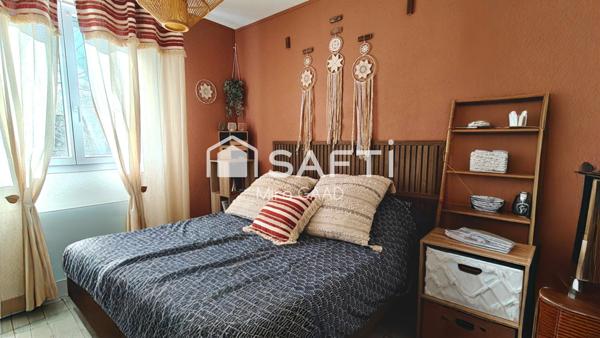 Maison plain pied rénovée avec grand jardin