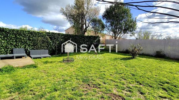 Maison plain pied rénovée avec grand jardin
