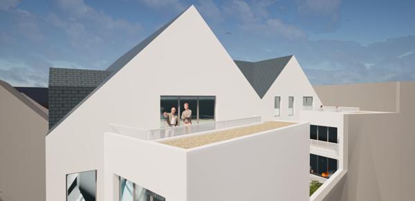 Résidence "TI GLENN" à vendre appartement 4 pièces de 88.85 m² au centre Ville de Concarneau