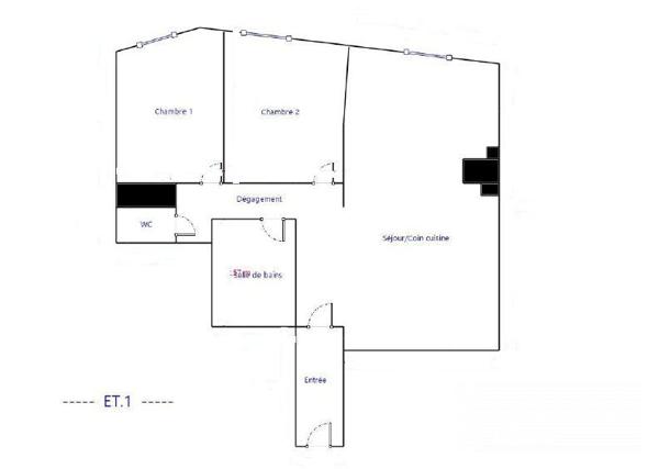 Exclusivité | NANTES, 50 OTAGES | APPARTEMENT 3P (2CH)