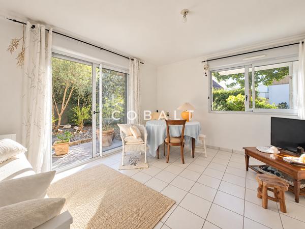Appartement en rez-de-jardin - 48.21 m² - 1 Chambre - Place de stationnement privative + Cave - Escoublac