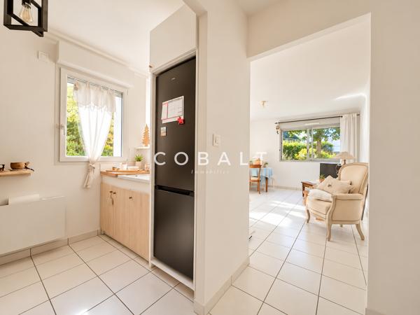 Appartement en rez-de-jardin - 48.21 m² - 1 Chambre - Place de stationnement privative + Cave - Escoublac