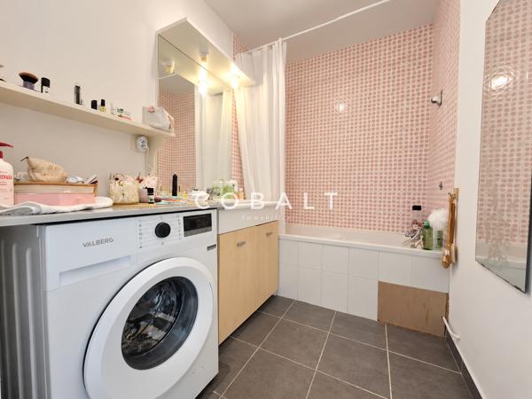 Appartement en rez-de-jardin - 48.21 m² - 1 Chambre - Place de stationnement privative + Cave - Escoublac