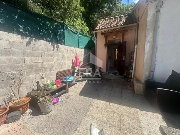 A VENDRE 13010 MARSEILLE MAISON T2 DE 37 M² SUR 60 M² DE JARDIN