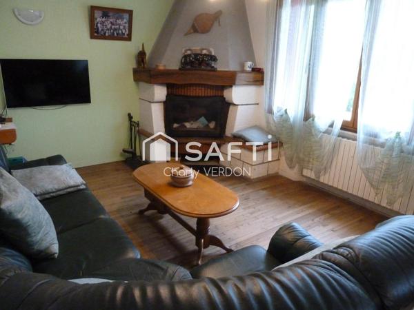 Maison plain pied avec 3 chambres et grand jardin