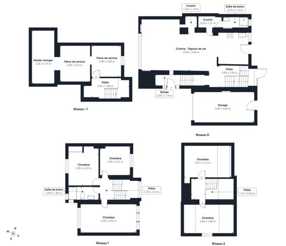 - 78220 VIROFLAY - MAISON FAMILIALE AVEC EXTENSION 140m2 - 3 NIVEAUX - 4 à 5 CHAMBRES -  SOUS SOL - BAIGNE DE LUMIERE - GARAGE - ESPACES EXTERIEURS - BEAUX VOLUMES - PROCHE GARES