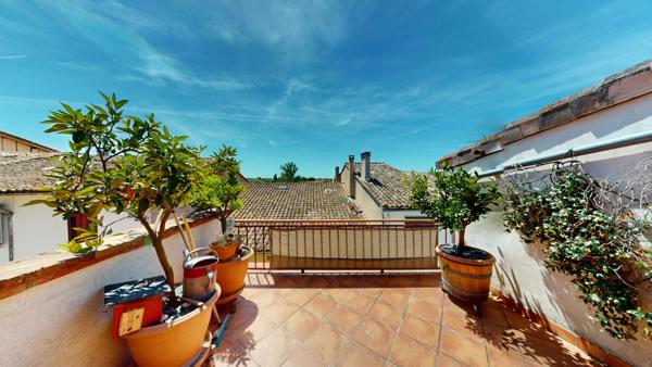 MAISON DE VILLAGE T4 AVEC TERRASSE CENTRE DE VERDUN-SUR-GARONNE
