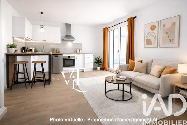 Appartement à vendre 2 pièces 42,56 m² Clamart