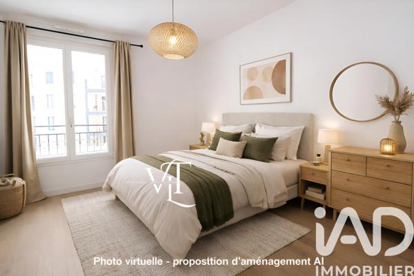 Appartement à vendre 2 pièces 42,56 m² Clamart