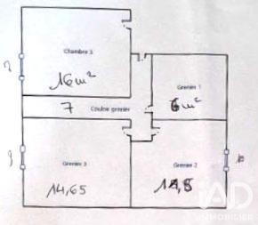 Appartement à vendre 7 pièces 71 m² Pompey