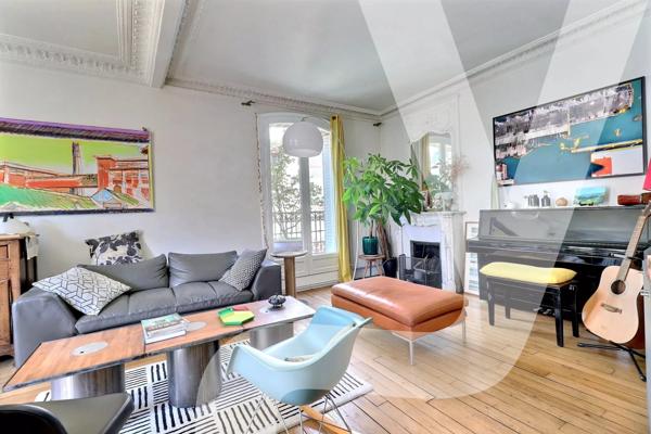 Paris 20e – Village Saint-Fargeau | Duplex 95 m² (102 m² au sol) en dernier étage, 3 chambres dont suite parentale - 75020 Paris 20ème - Réf 1913
