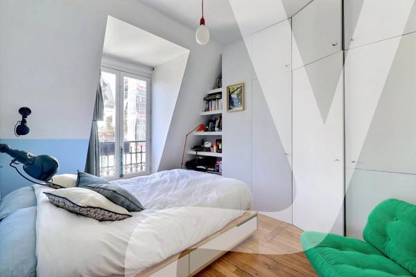 Paris 20e – Village Saint-Fargeau | Duplex 95 m² (102 m² au sol) en dernier étage, 3 chambres dont suite parentale - 75020 Paris 20ème - Réf 1913