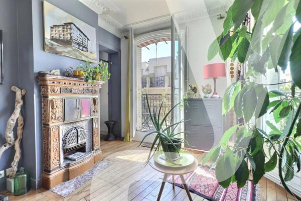 Paris 20e – Village Saint-Fargeau | Duplex 95 m² (102 m² au sol) en dernier étage, 3 chambres dont suite parentale - 75020 Paris 20ème - Réf 1913