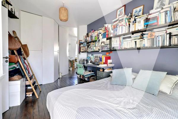 Paris 20e – Village Saint-Fargeau | Duplex 95 m² (102 m² au sol) en dernier étage, 3 chambres dont suite parentale - 75020 Paris 20ème - Réf 1913