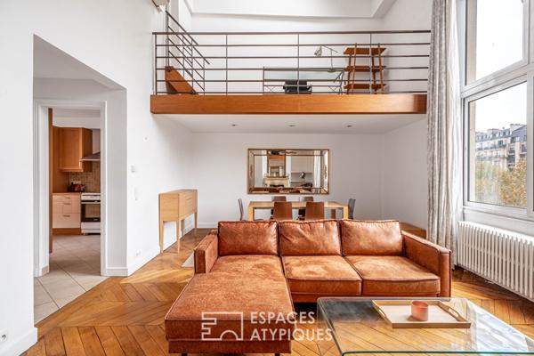 Quartier Breteuil – Atelier en triplex et vue dégagée