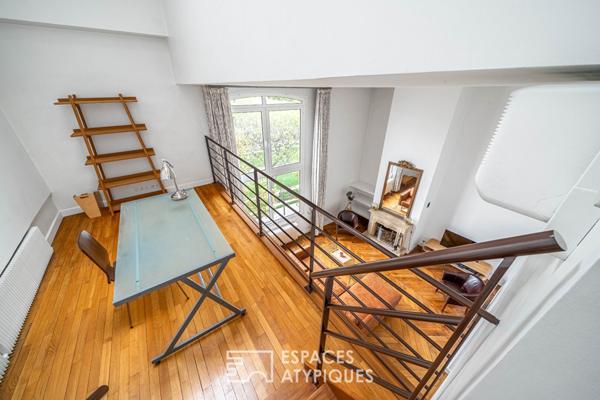 Quartier Breteuil – Atelier en triplex et vue dégagée