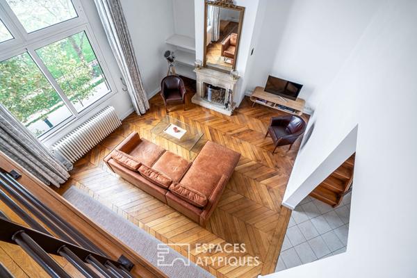 Quartier Breteuil – Atelier en triplex et vue dégagée