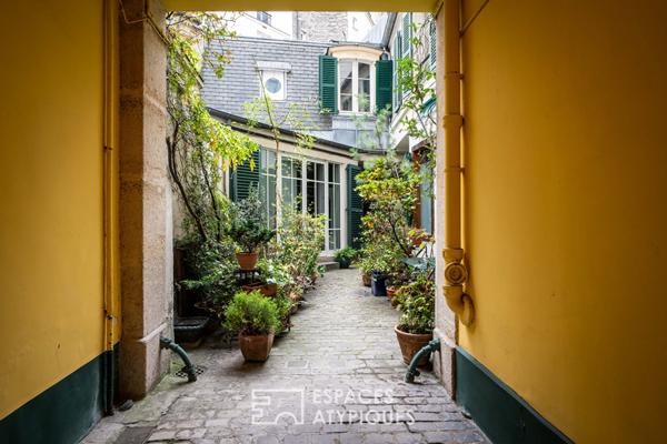 Quartier Breteuil – Atelier en triplex et vue dégagée