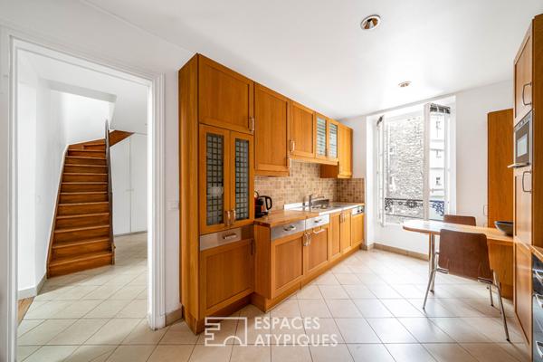 Quartier Breteuil – Atelier en triplex et vue dégagée