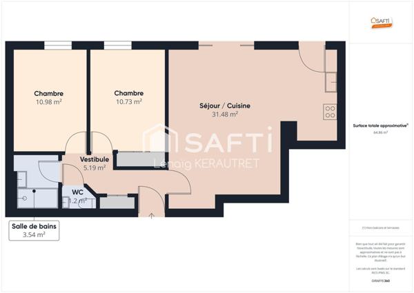 Appartement T3 + Garage - Roscoff - Finistère