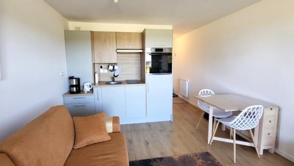 Studio rez-de-chaussée meublé avec terrasse et jardin,  Face à la Baie de Canche