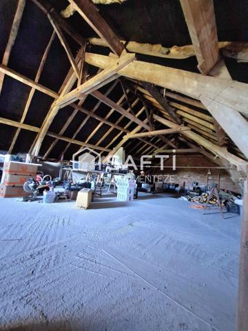 Maison + grange au coeur d'un village