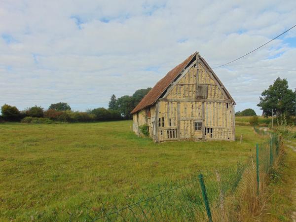 Corps de ferme en pierre, 103 m², 2 dépendances, terrain 8900m², Bellou en Houlme
