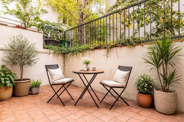 Paris 15e – Saint-Lambert  – Appartement style Maisonnette avec terrasse privée