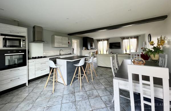 NAINTRE, maison de 120 m², 3 chambres, sur un terrain de 1200 m²