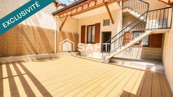 appartement avec fort potentiel en plein cœur de Belley sans travaux plus dependace