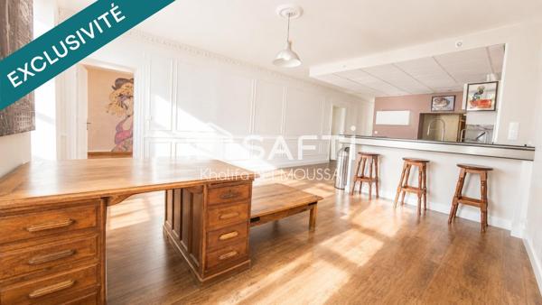 appartement avec fort potentiel en plein cœur de Belley sans travaux plus dependace