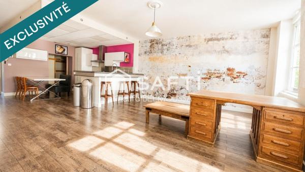 appartement avec fort potentiel en plein cœur de Belley sans travaux plus dependace