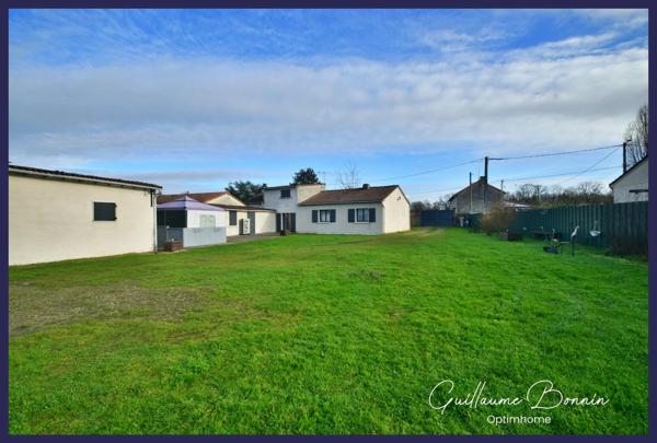 Maison à vendre 6 pièces de 139m² avec 4 chambres + Jardin ≈1000m² à Marigny-Brisay (86380)